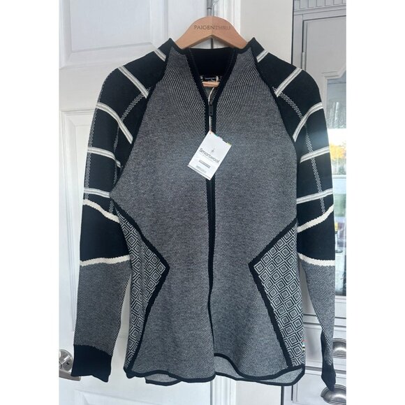 Smartwool Women's XL Dacono Ski Full Zip Sweater NEW Outdoor Skiing Winter - Picture 1 of 8